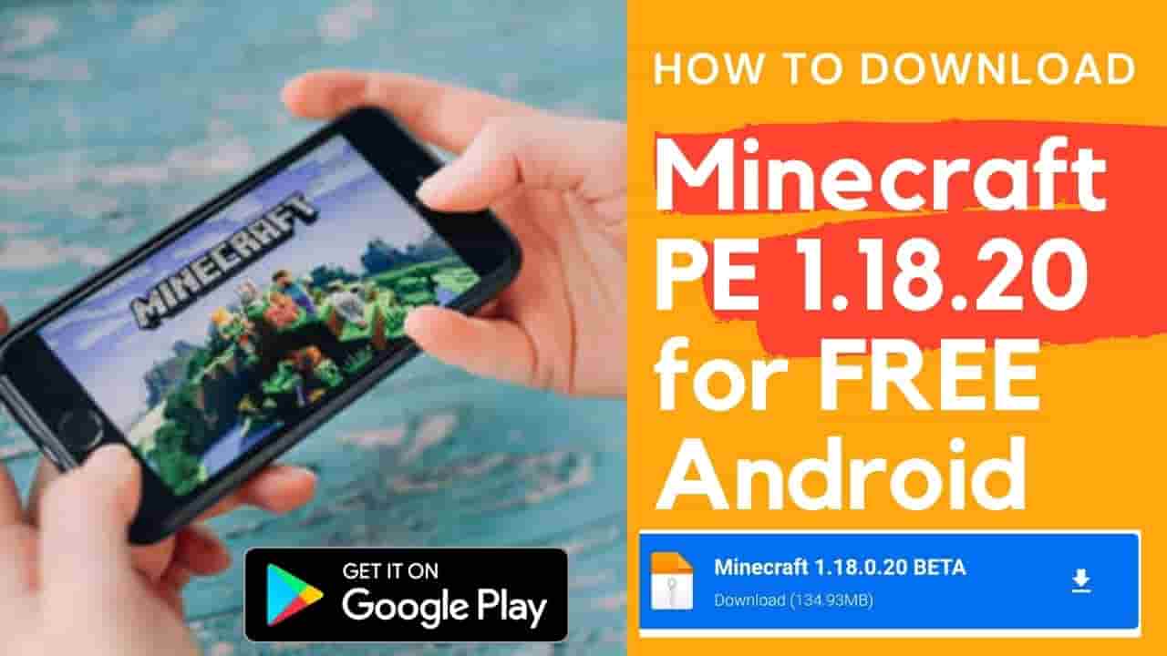 how to download minecraft pocket edition 1.18 for android